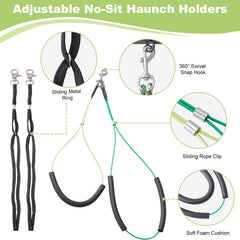 ZPVP arm haunch holders provide secure positioning during grooming sessions.