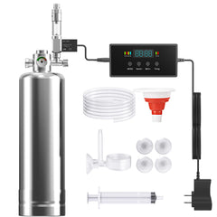 ZRDR aquarium CO2 generator with timer valve ensures consistent dosing for lush plant growth.