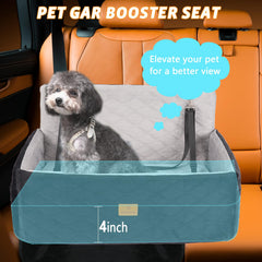 Ztinng safety leashes and shoulder straps secure the pet in place.