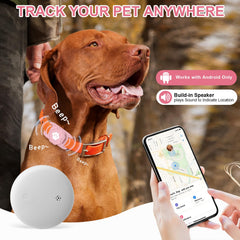 Ztobny pink holder keeps the tracker securely attached to your pet.