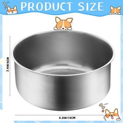 Zubebe clamp-attached bowls stay stable on cages for mess-free meals.