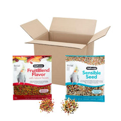 ZuPreem FruitBlend pellets in a bowl deliver healthy, tasty daily nutrition.