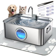 Zuqqony DYSJ01 with water level window and LED indicator showing hydration status