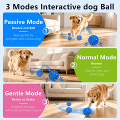 Zuykjeagle interactive dog ball diameter 3.15 inches fits most dogs