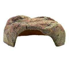 ZXUAQNOE extra-large reptile hide rock-front view provides secure shelter for resting reptiles