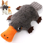 ZYBDP Platypus dog toy squeaky close-up for engaging play and alert reactions