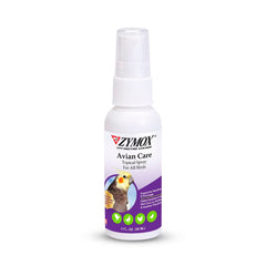 Zymox Avian Care Topical Spray bottle showing soothing skin and plumage support