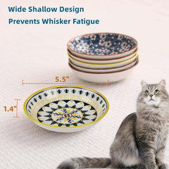 ZYUTONG ceramic bowls with non-slip base keeping feeding area tidy.