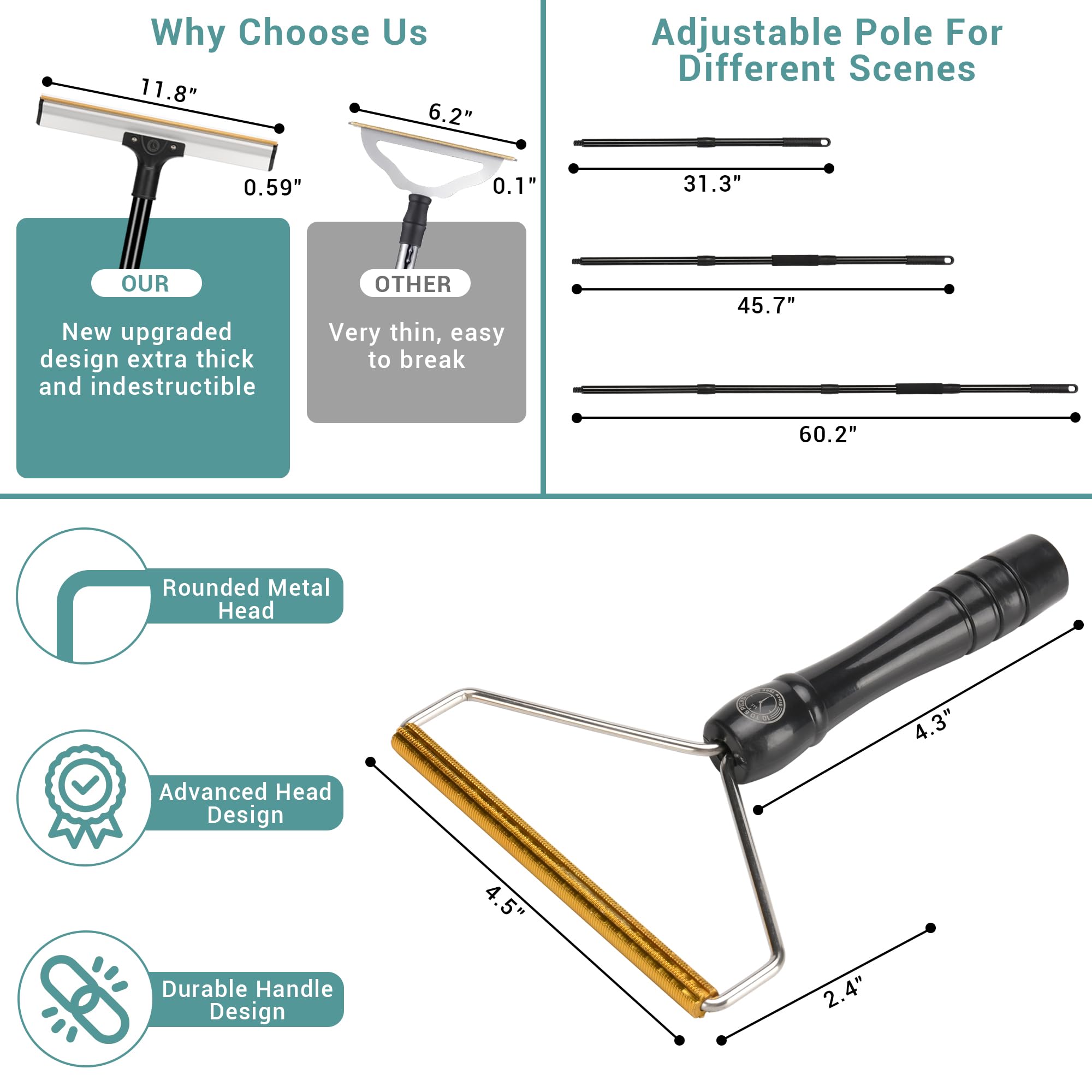 10 TO 6 PICKS durable alloy steel and silicone construction for long-term use.