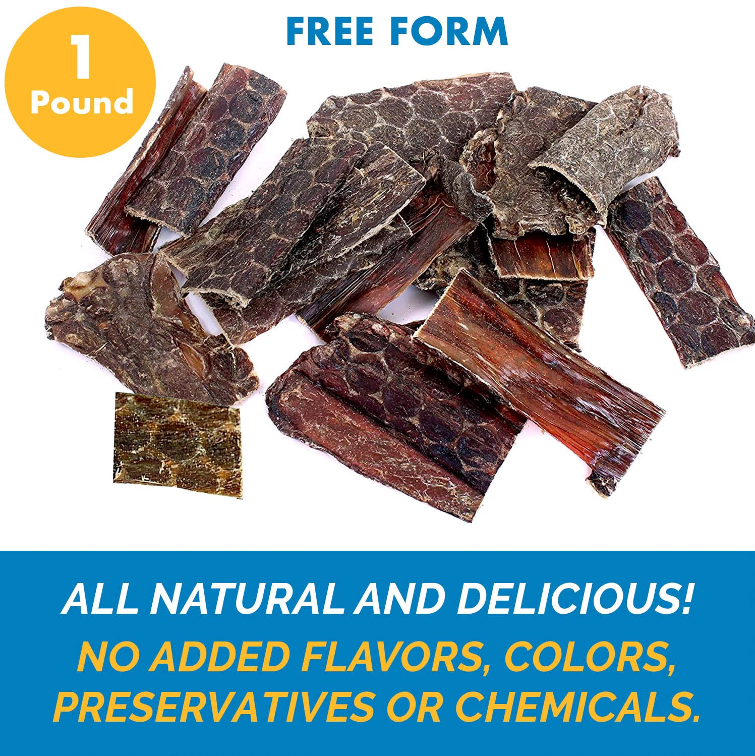 123 Treats flat gullet sticks close-up – chews supporting dental care.