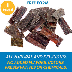 123 Treats flat gullet sticks close-up – chews supporting dental care.