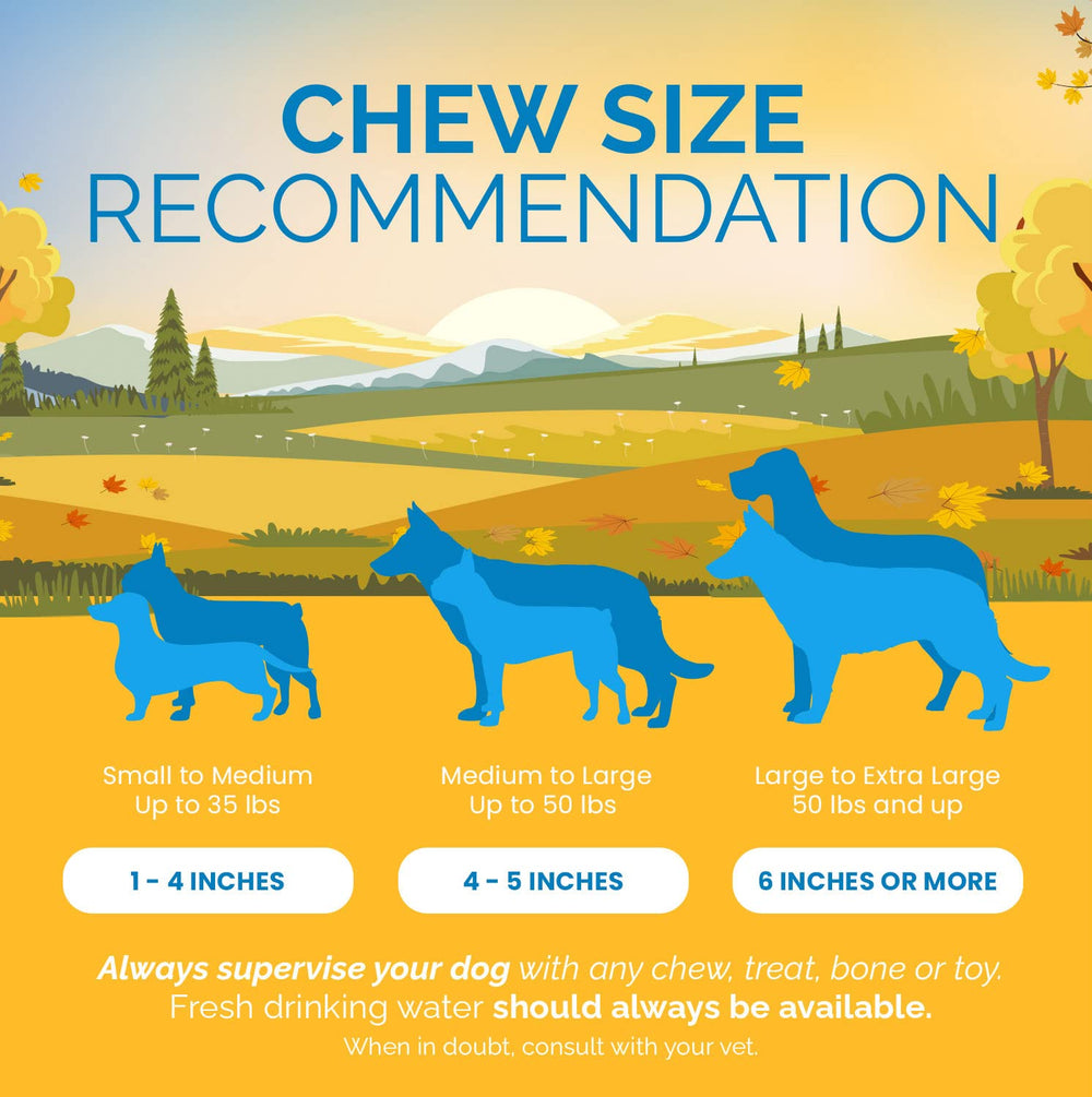123 Treats goat horn chew: natural, long-lasting option for active chewers.