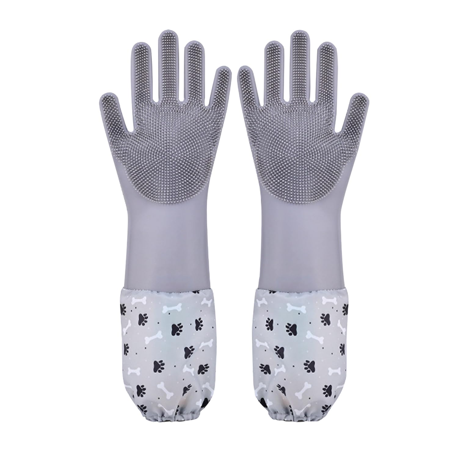 Guantes 1TO3GO para cuidado del pelo de mascotas, cepillado suave y cómodo.