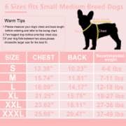 2-pack dog sweater size range S to XXXL fits many breeds for versatile use.