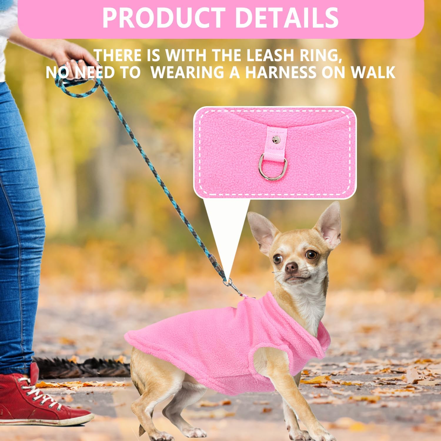 2-pack dog sweater snug stretchy fit ensures freedom of movement for play and lounging.