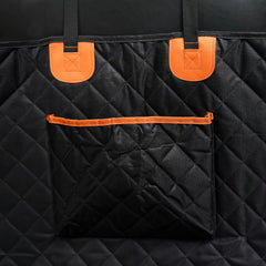2in1 dog car seat cover seat anchors and adjustable straps secure the cover