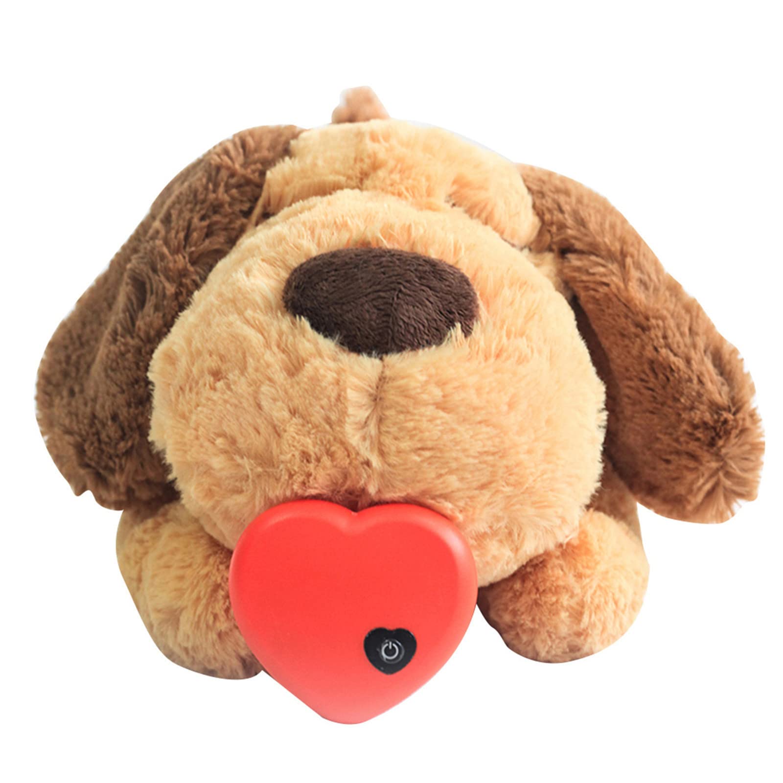 3T GROUP Heartbeat Puppy toy in soft yellow fabric for calming snuggles