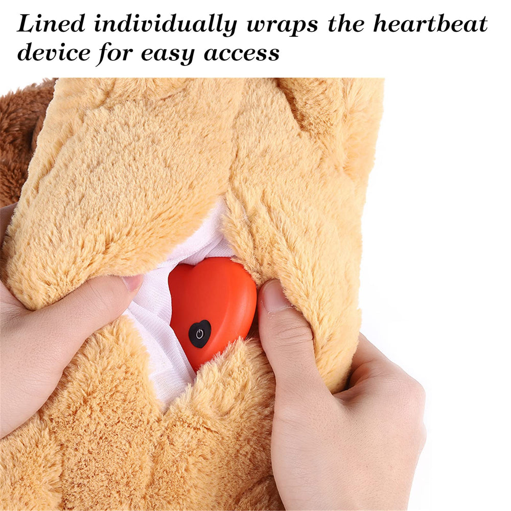 3T GROUP Heartbeat Puppy filled with PP cotton for warm hugs