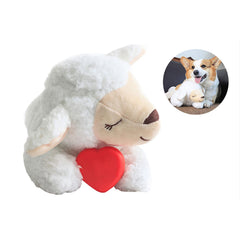 3T GROUP puppy-anxiety-relief-toy uses heartbeat cues to ease separation worry during naps.