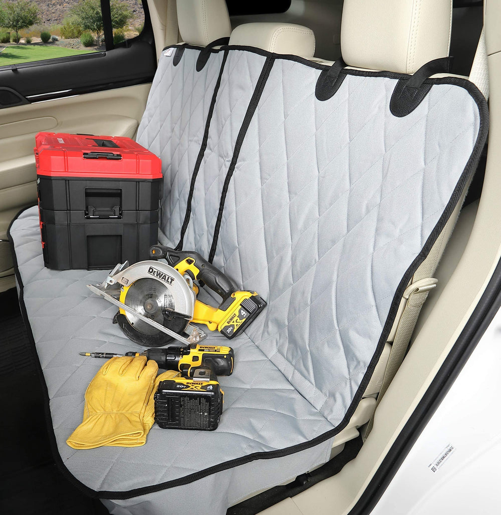 4Knines car-truck-suv back-seat protector ready for messy adventures.