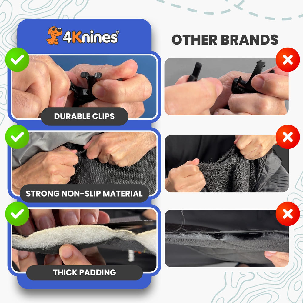 4Knines regular-size extender fits most sedans and SUVs for dogs.