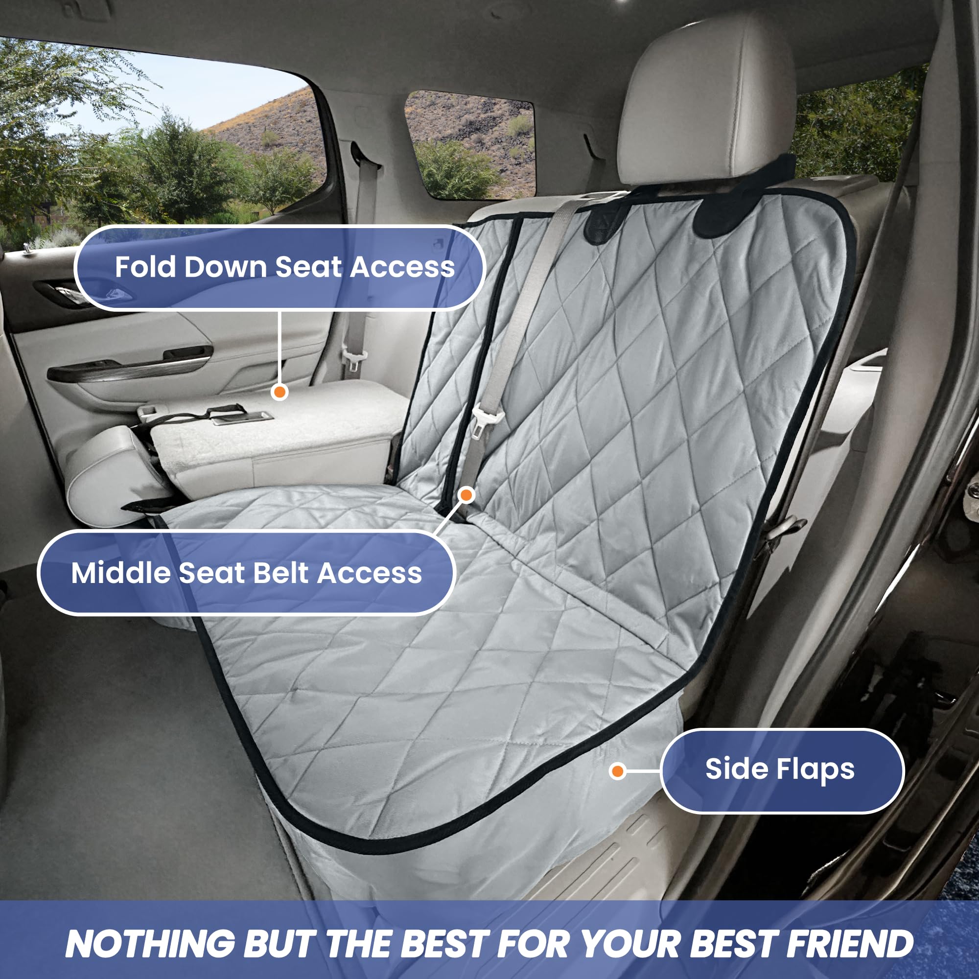 4Knines seat cover quick-release clips simplify installation on any vehicle