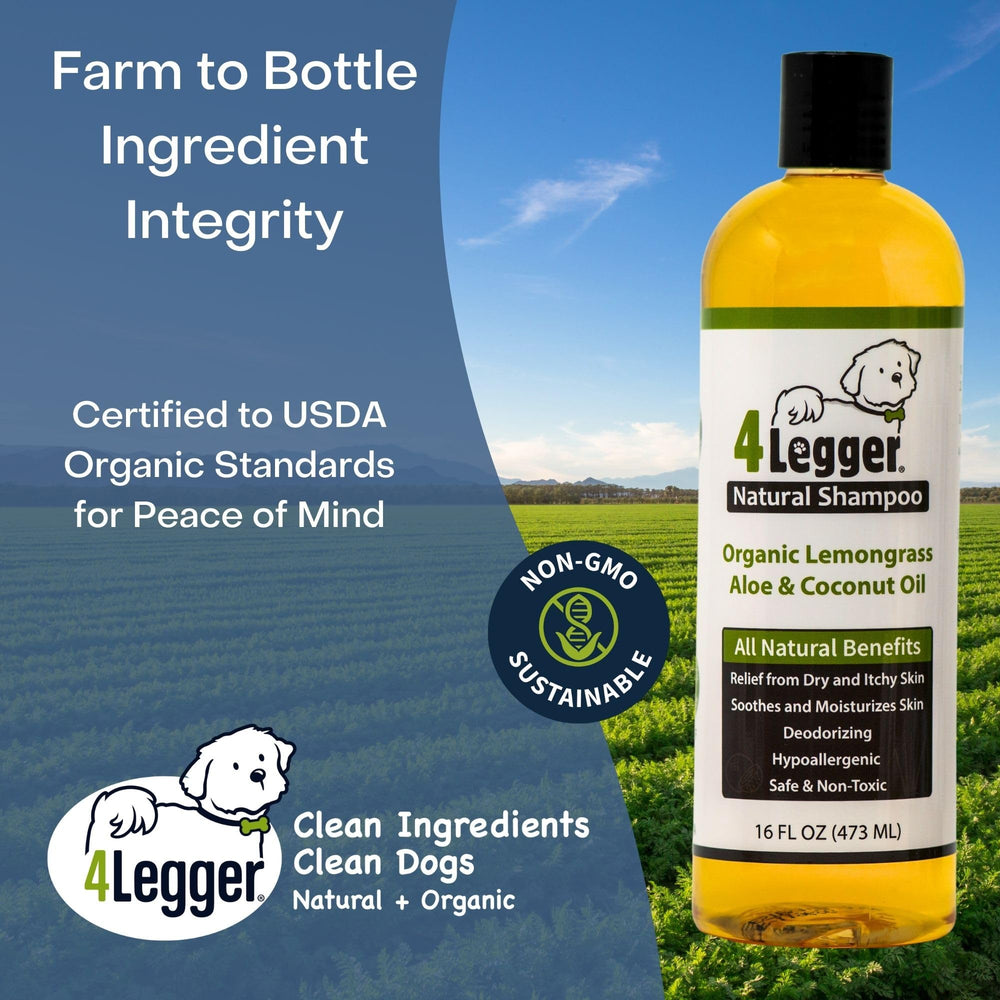 4Legger eco-packaging highlights biodegradability and sustainable pet care.