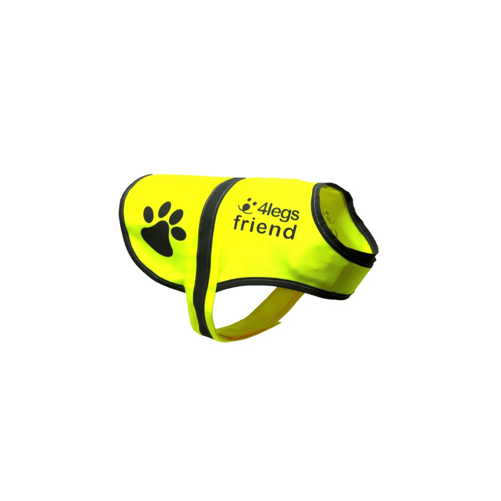 4LegsFriend safety vest worn by dog front view for daytime visibility during walks