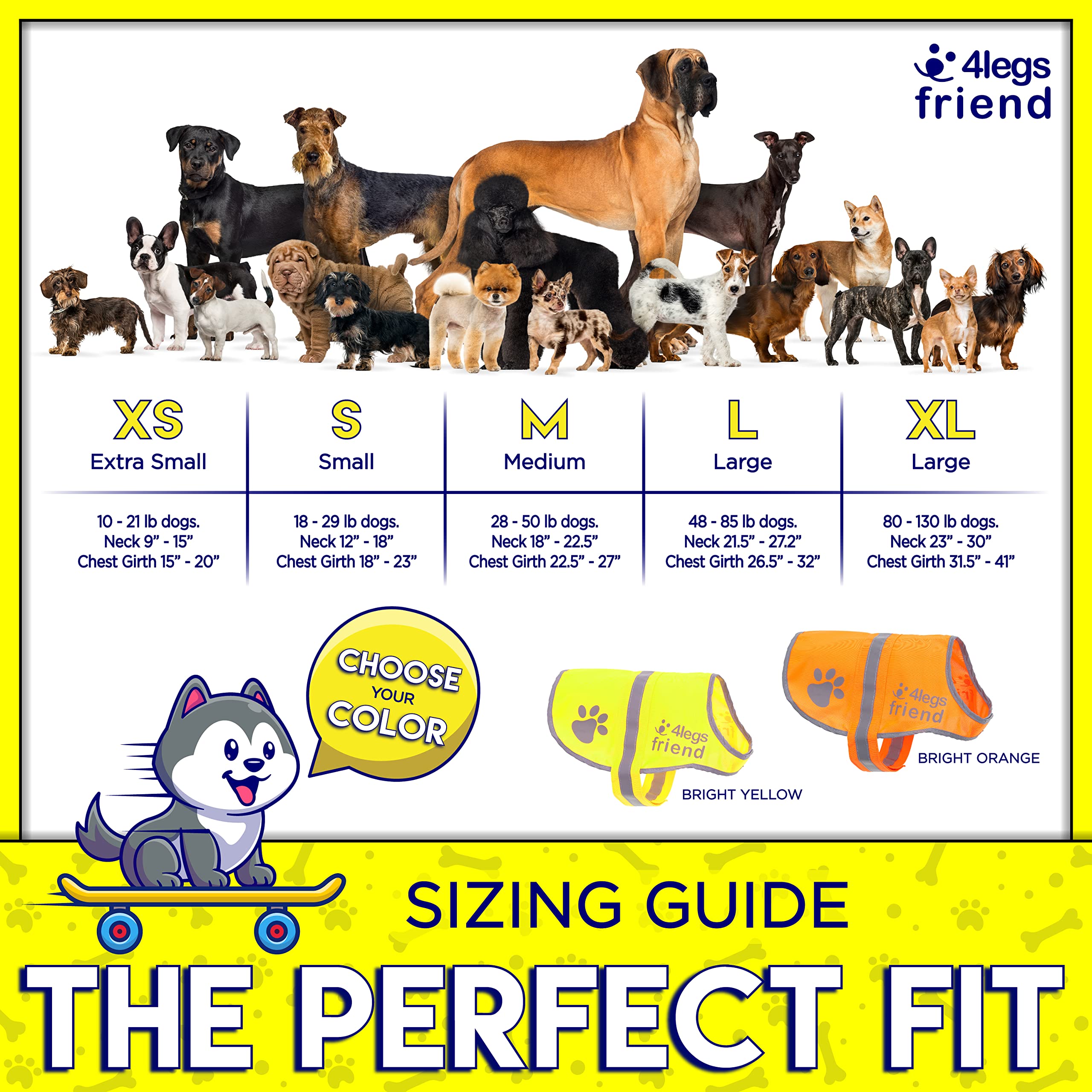 4LegsFriend soft-breathable-fabric offers comfortable wear during long walks
