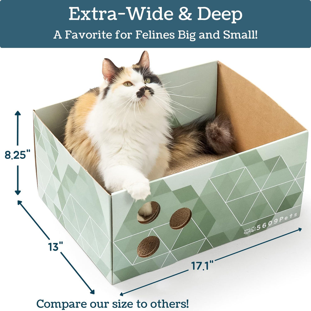 5609PETS refillable double-sided scratcher board extends use between replacements