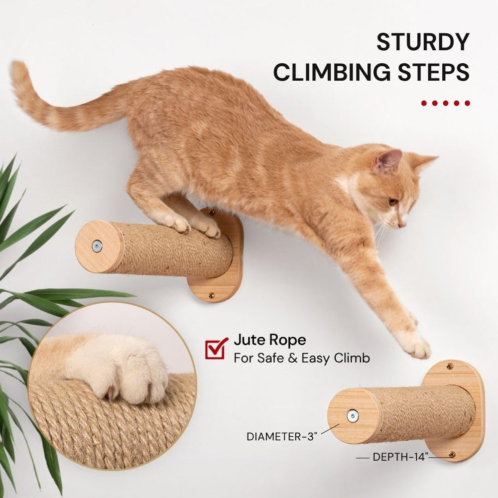 7 Ruby Road vertical cat furniture set demonstrates a space-saving design for indoor cats.