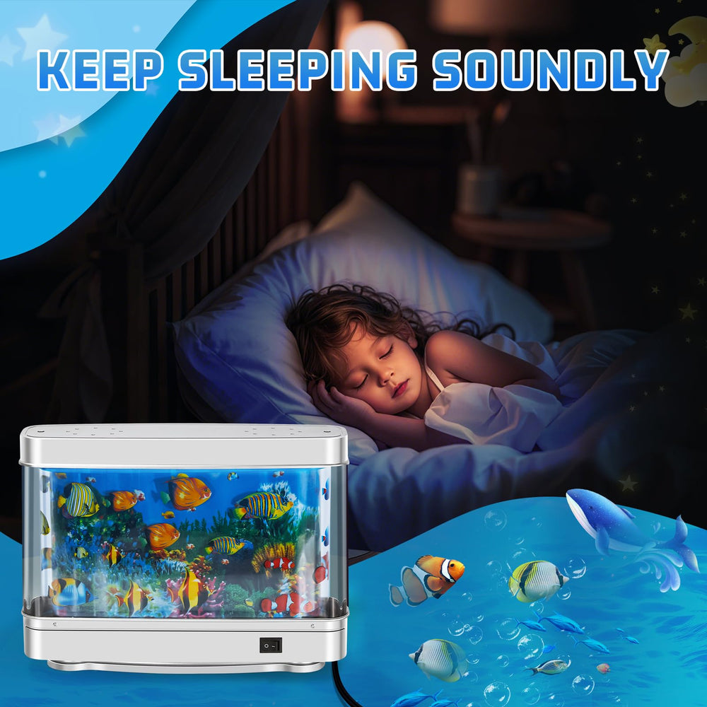 7CDXD Moving Fish Visual showcases serene underwater motion without maintenance