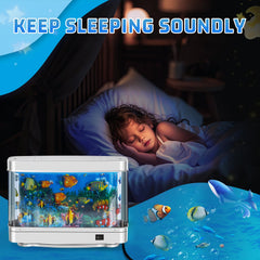 7CDXD Moving Fish Visual showcases serene underwater motion without maintenance
