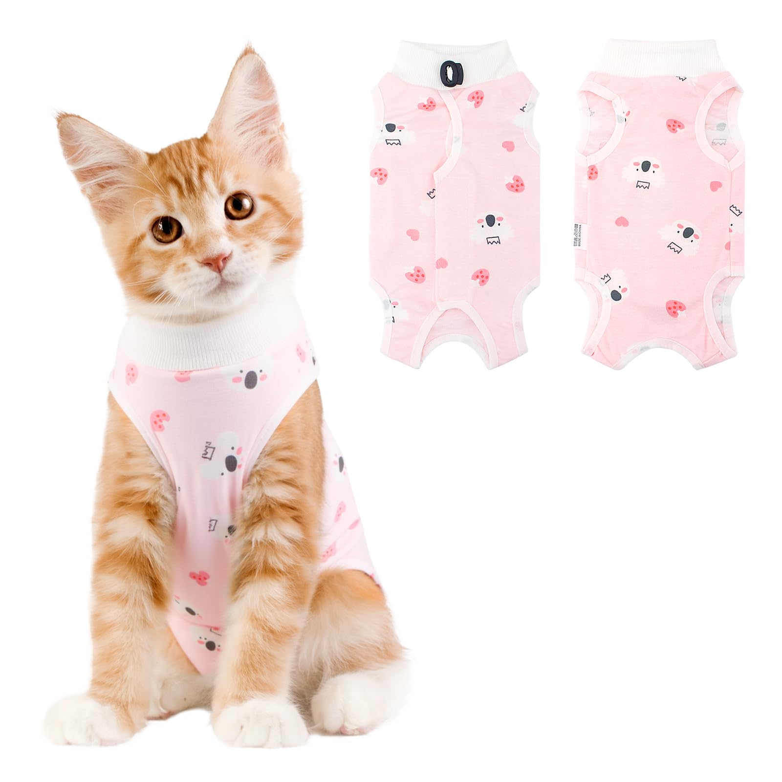 Coppthinktu cat recovery suit breathable fabric protects wounds during post-op healing