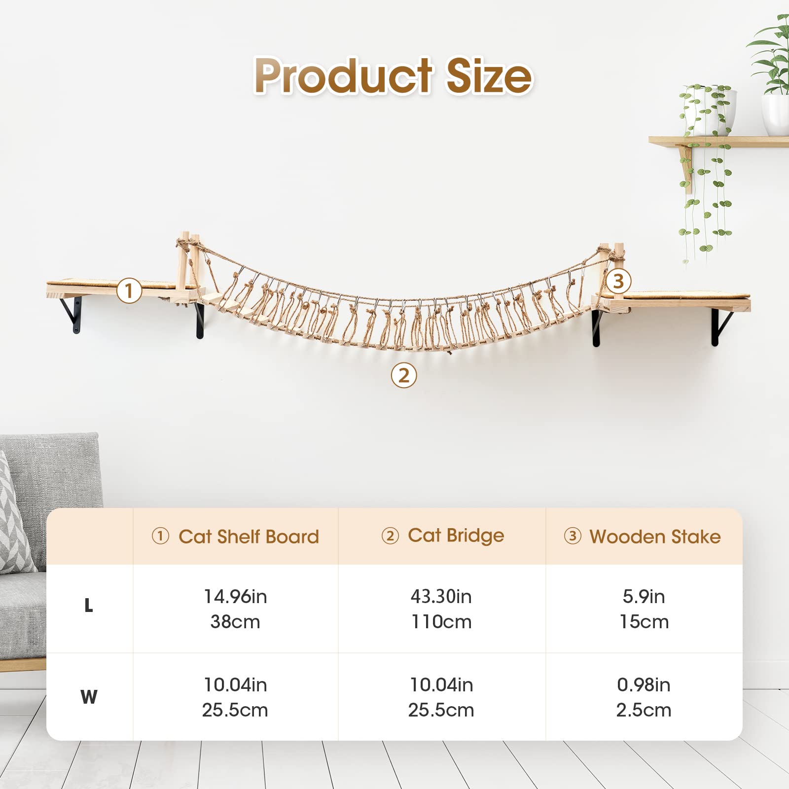 A.FATI cat wall shelves sleep-play setup provides space-saving climbing and rest spots.