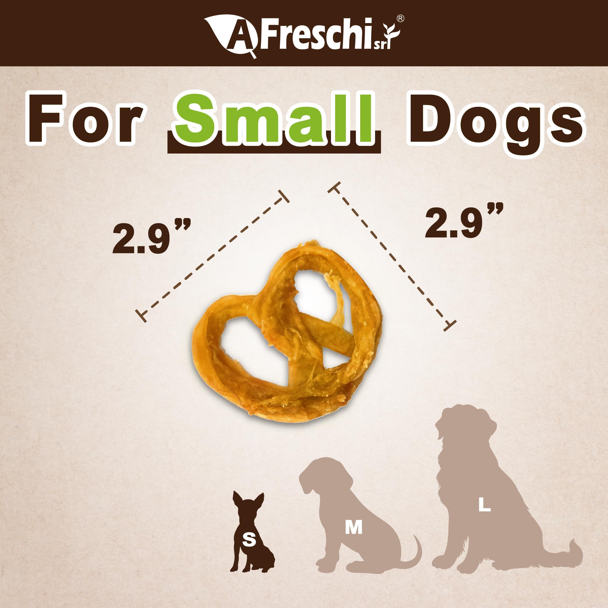 A Freschi srl tendones de pavo para perros: masticación duradera y satisfactoria.