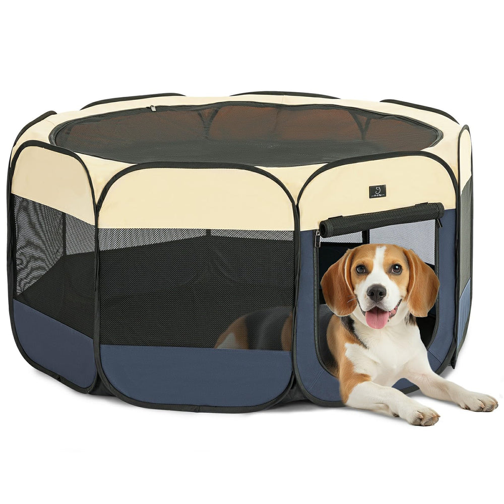 A 4 Pet collapsible travel bowl complements the pen for on-the-go hydration