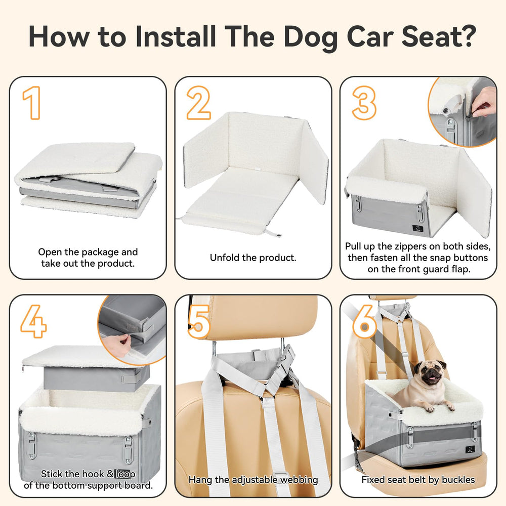 A 4 Pet water-resistant shell protects car interiors from dirt and hair.