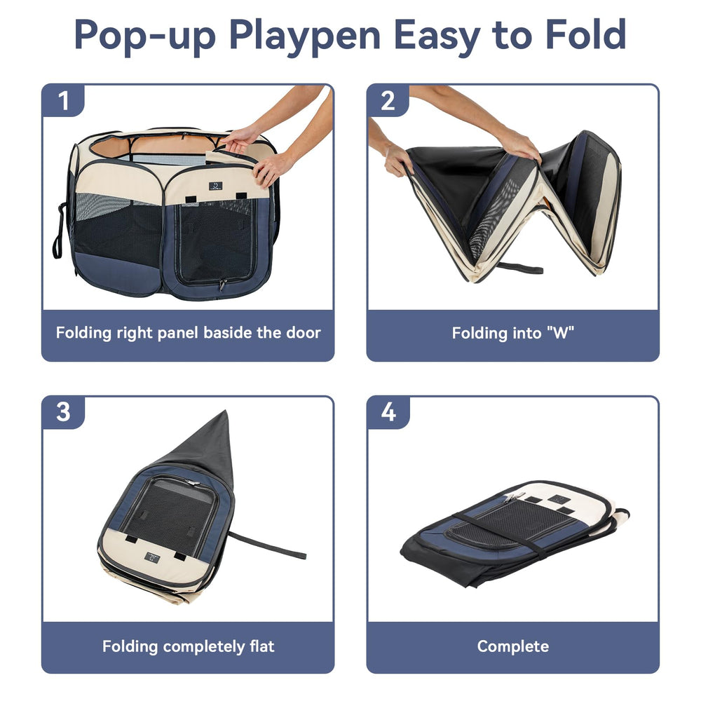 A 4 Pet removable mesh top offers ventilation while curbing escape risk