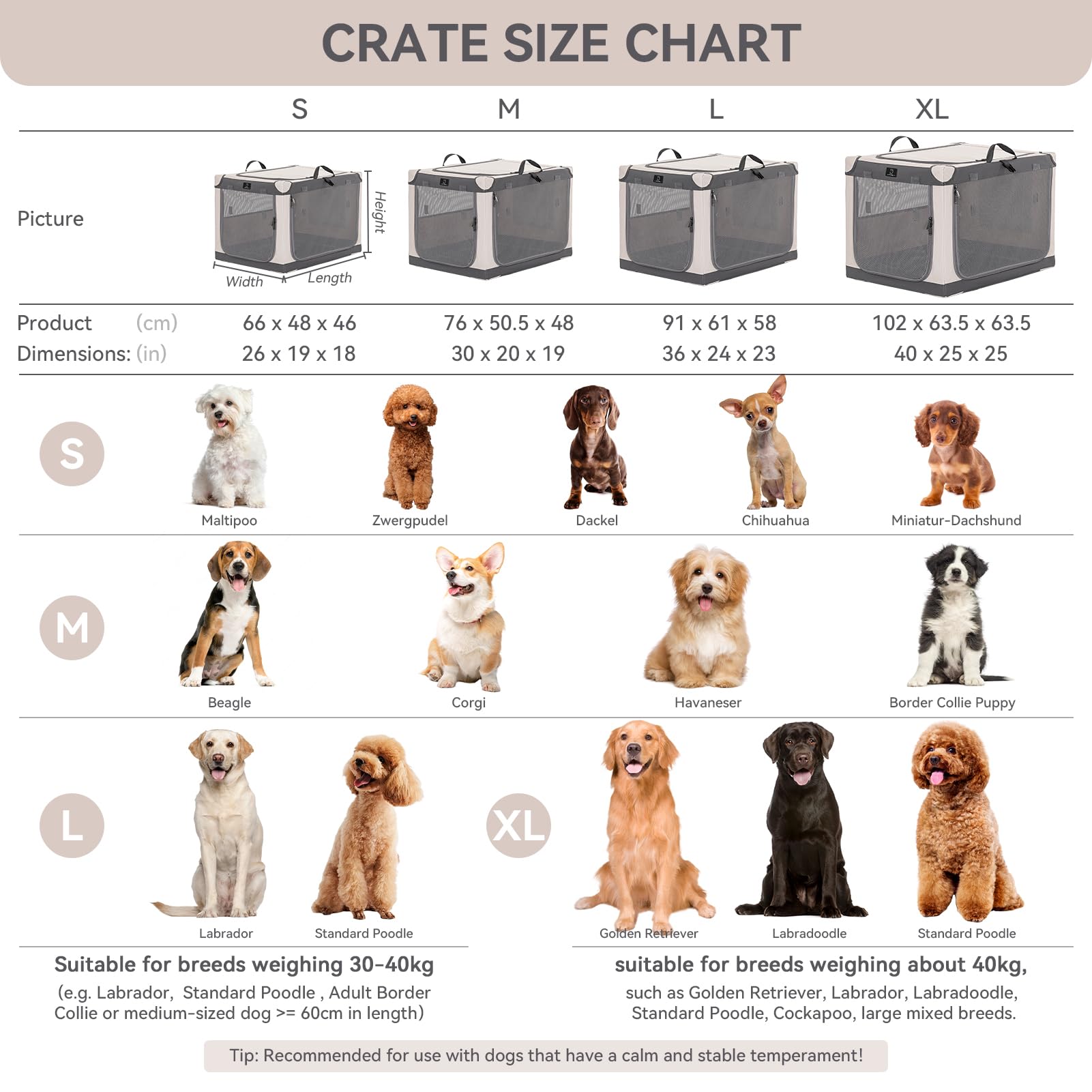 A4Pet crate with washable cover for fast maintenance and fresh setups.
