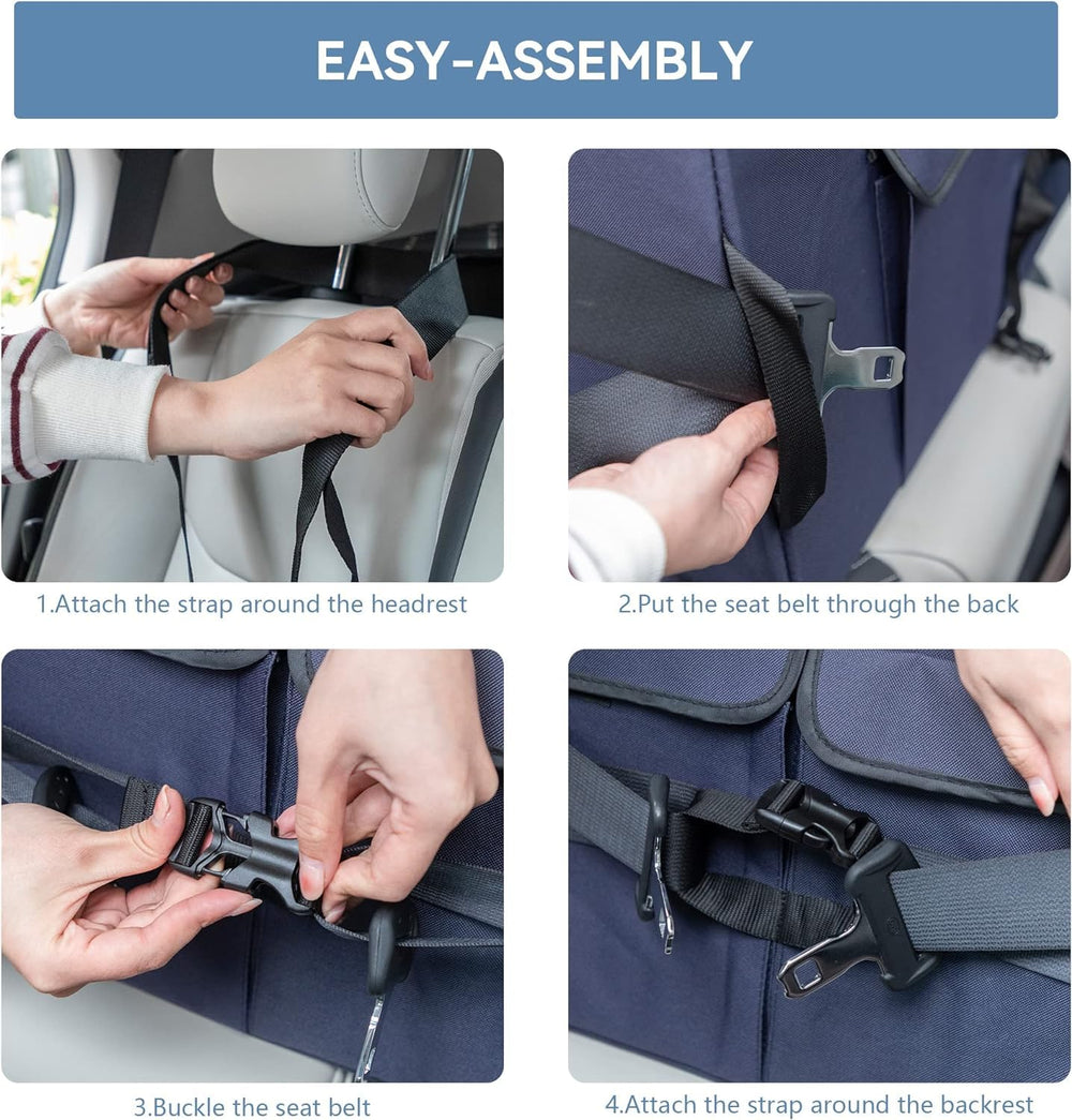 A4Pet dog car seat foldable design makes travel setup quick and compact