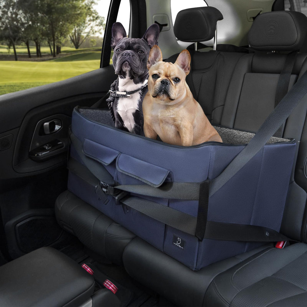 A4Pet dog car seat safety straps secure your pet for calmer rides