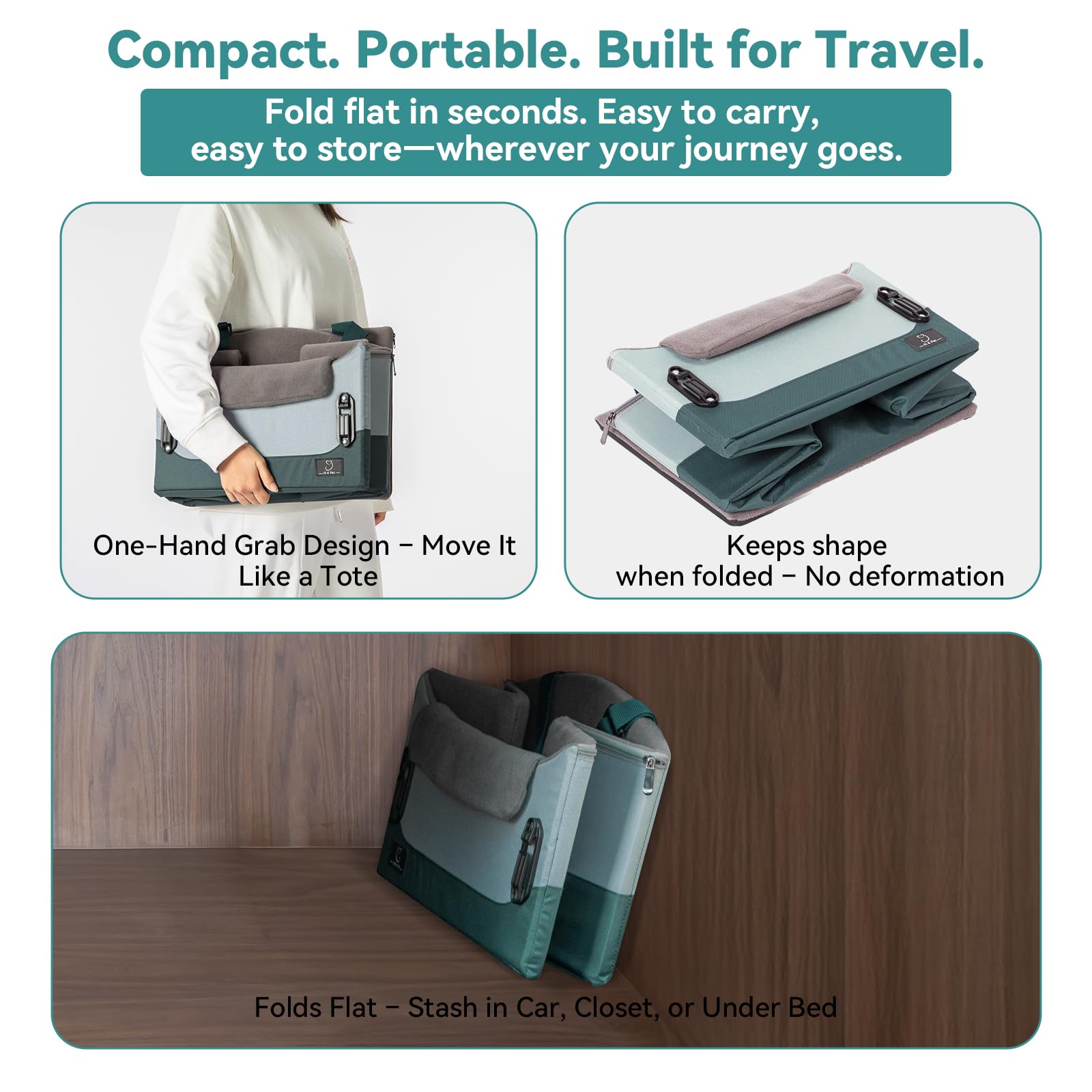 A4Pet easy-clean material dog seat for quick maintenance after trips