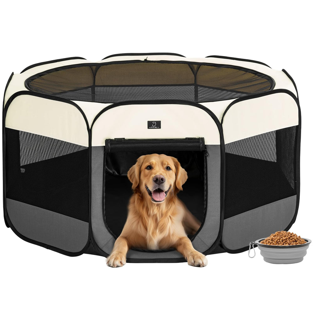 A4Pet carry bag and collapsible bowl for convenient travel and training