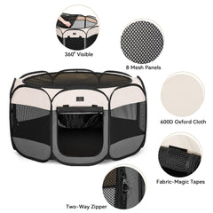 A4Pet waterproof bottom panel keeps messes contained for easy cleanup