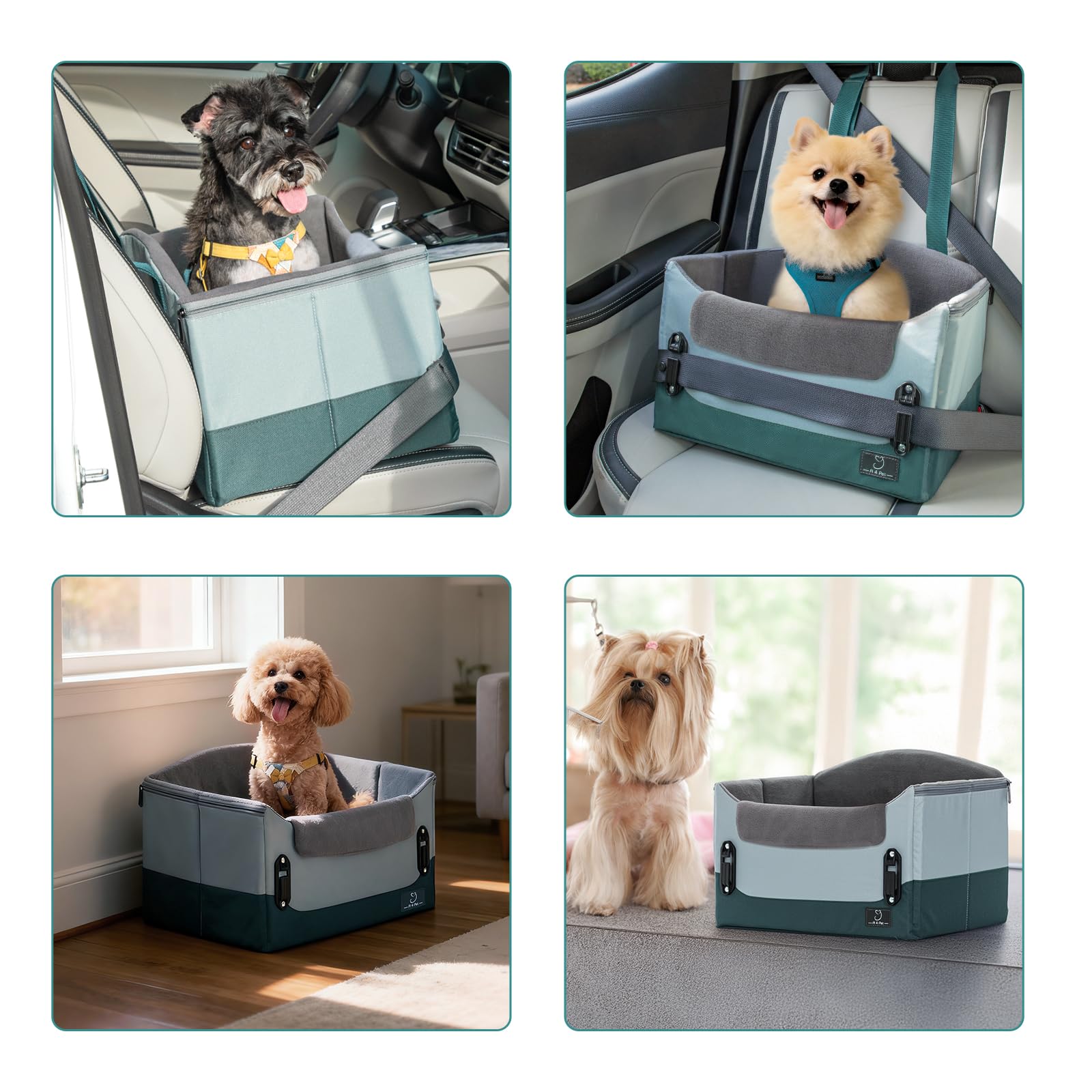 A4Pet soft cushioning provides comfortable support on bumpy rides