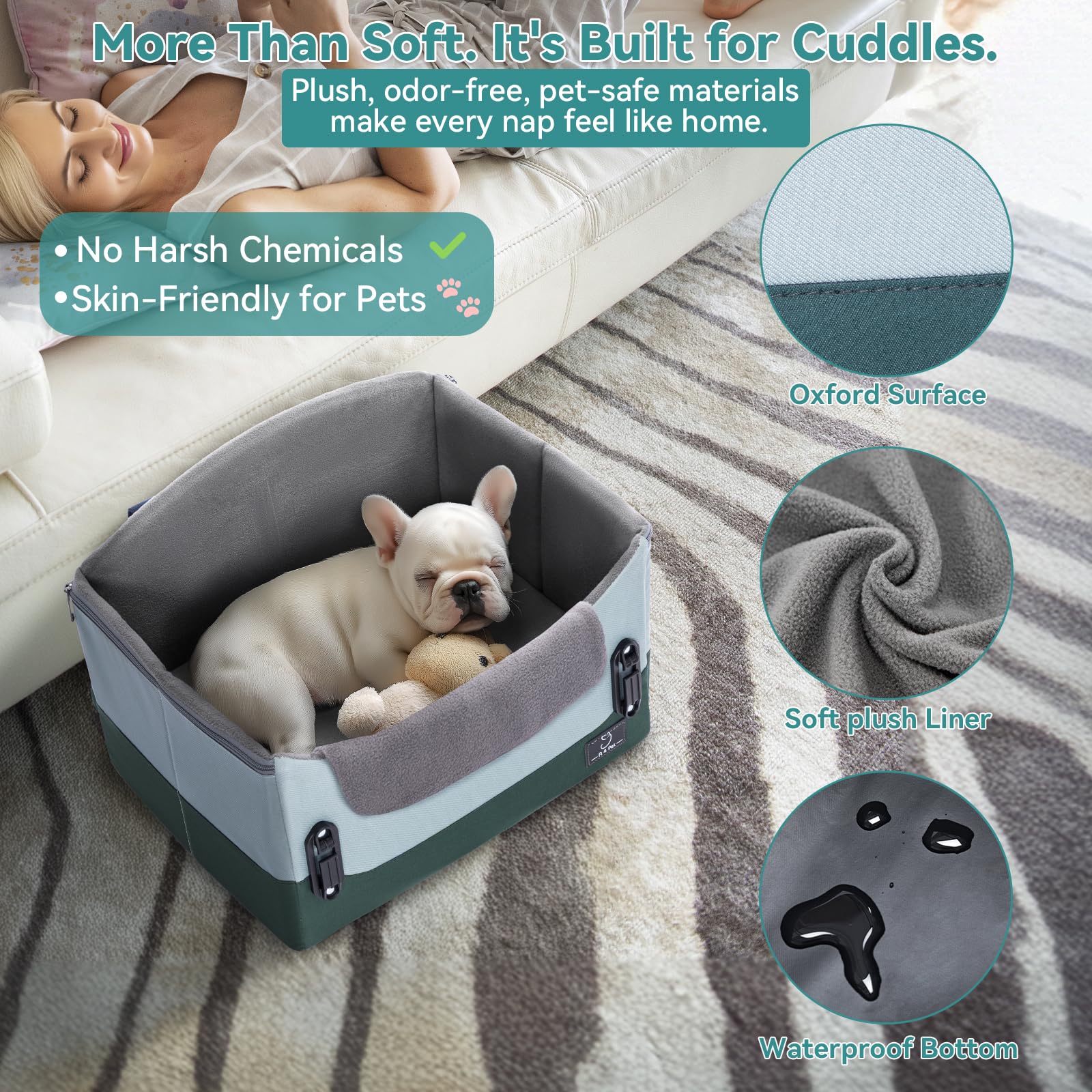 A4Pet universal compatibility dog seat fits sedans, SUVs, and trucks