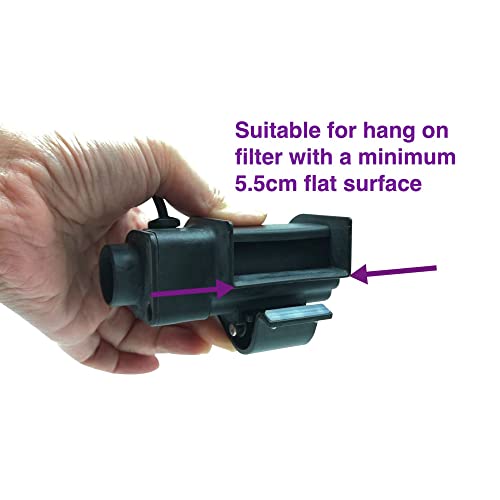AA GKM3W Clip-On UV lamp emits steady light during operation.