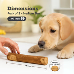 AASPIRE PETS sustainably sourced coffee wood, safe natural chew for dogs.