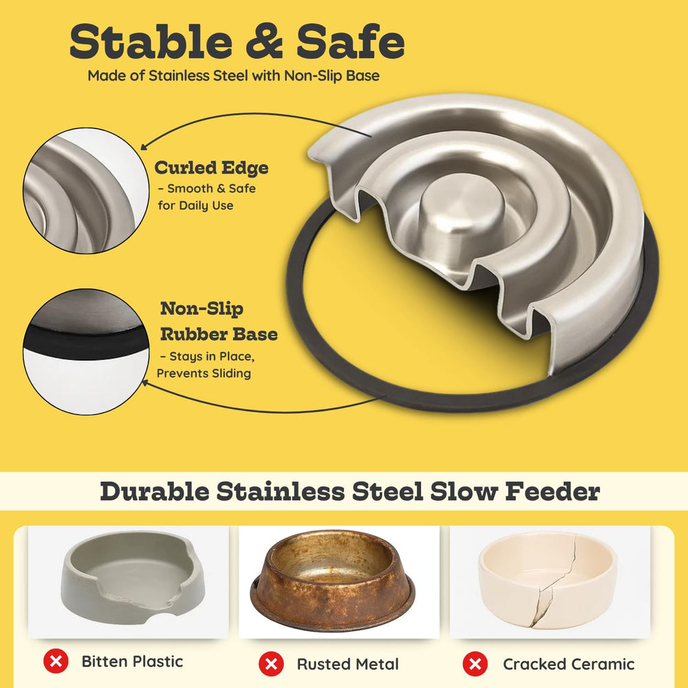 AASPIRE PETS dishwasher-safe design makes cleaning quick and easy.